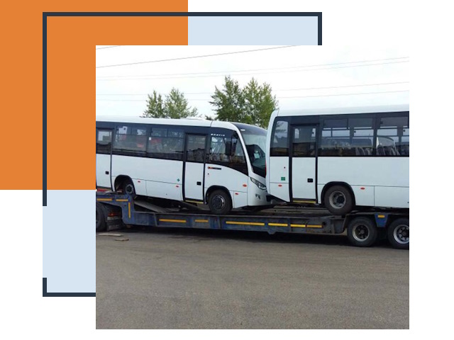 Перевозка автобусов и грузовиков с креплением в Барнауле